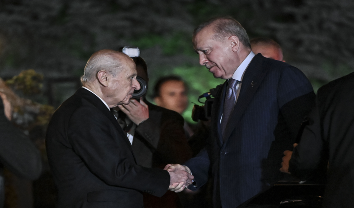 Ankara'da Cumhur zirvesi: Başkan Erdoğan'dan MHP Genel Başkanı Bahçeli'ye ziyaret