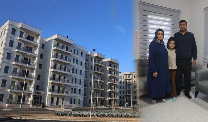 Yeni evlerine kavuşan depremzede aile: Hayallerimizin ötesinde
