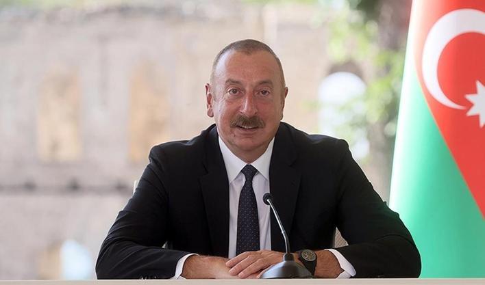 Aliyev: Zengezur Koridoru'nun Azerbaycan kısmının inşası tamamlanmak üzere