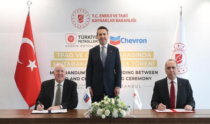 TPAO ile Chevron arasında doğal gaz ve enerji alanlarında mutabakat zaptı imzalandı