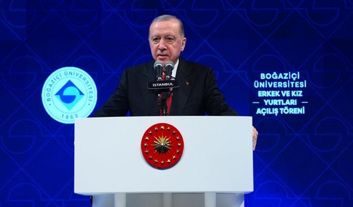 Cumhurbaşkanı Erdoğan: Gençlerin kararlılığından biz de güç alıyoruz