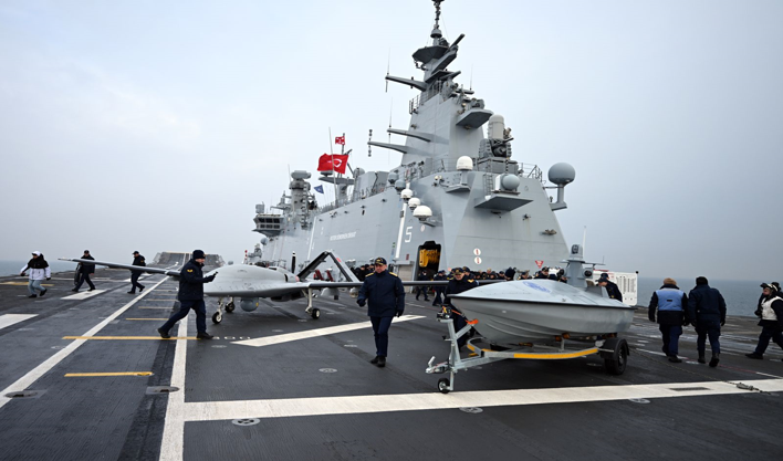 Tatbikatta tarihi ilk: Türk SİHA'ları amfibi çıkarma senaryosunda sahada