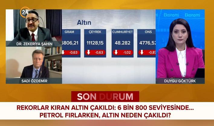 Rekorlar kıran altın çakıldı! 24 TV'de dikkat çeken değerlendirme