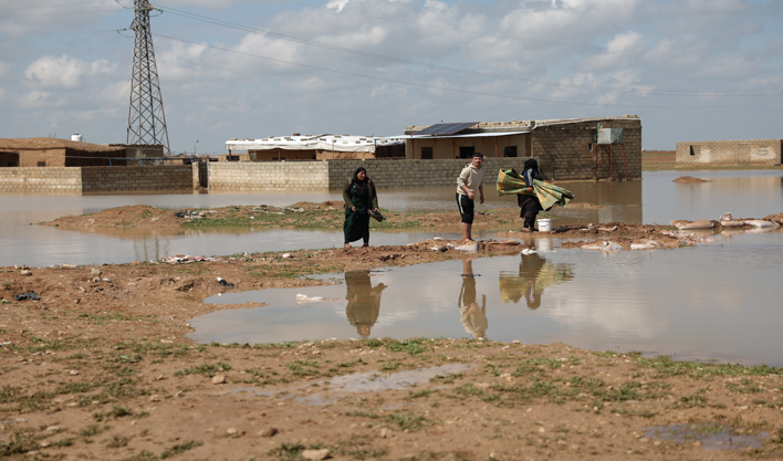 Suriye'de sel felaketi: 500 aile tahliye edildi