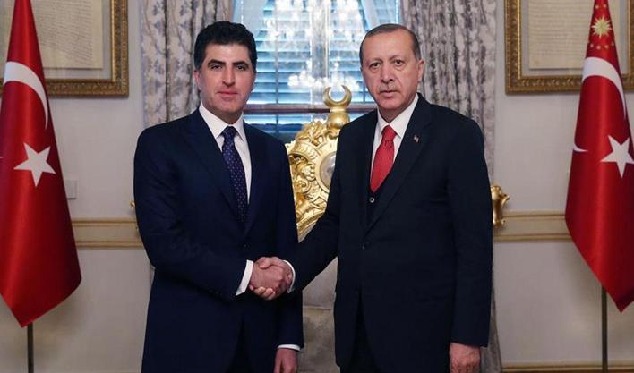 Cumhurbaşkanı Erdoğan, IKBY Başkanı Barzani ile telefonda görüştü