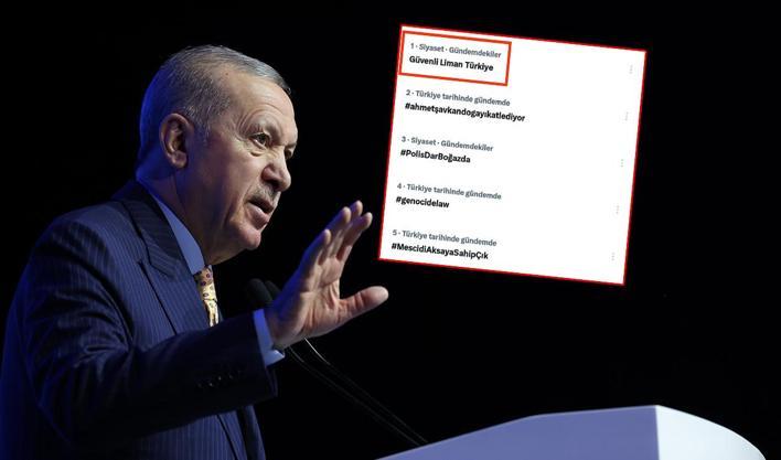 "Güvenli Liman Türkiye" TT oldu! Küresel mesaj geniş yankı uyandırdı