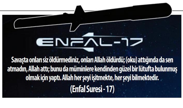 Milli füzeye ayet ismi