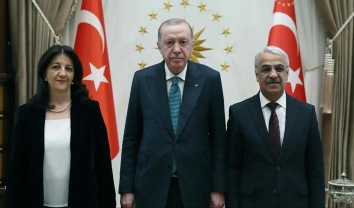 Cumhurbaşkanı Erdoğan, DEM Parti heyetini kabul etti