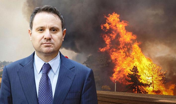 Bakan Gürlek: 25 ilde çıkan 73 orman yangınıyla ilgili 46 şüpheli tespit edildi
