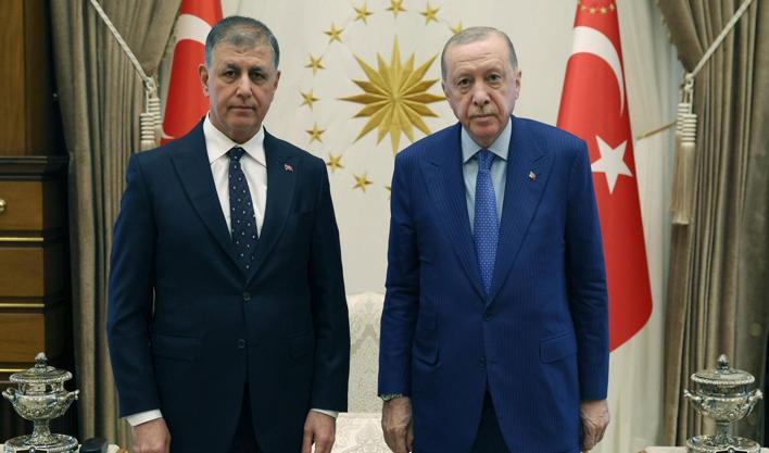 Cumhurbaşkanı Erdoğan, Cemil Tugay'ı kabul etti