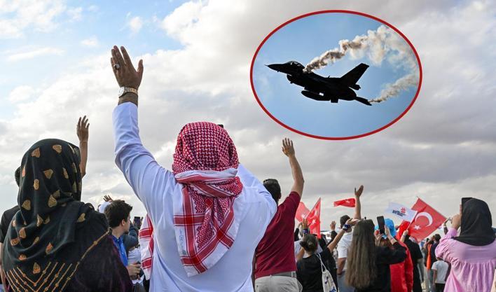 Şanlıurfa'da SOLOTÜRK fırtınası! Gökyüzündeki efsane manevralar alkış yağmuruna tutuldu