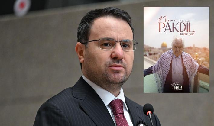 Kudüs şairine vefa! Bakan Gürlek: İnancından taviz vermeyen bir medeniyet tasavvuru