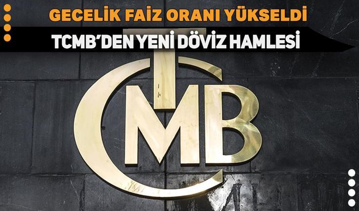 SON DAKİKA: Merkez Bankası gecelik faiz oranını yükseltti