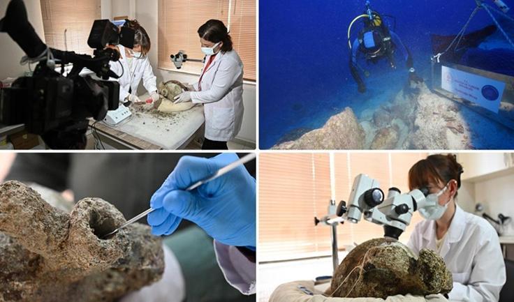 Dünyada çok nadir olan bir durum! Gemi batığında bulunan 1100 yıllık amfora arkeologları heyecanlandırdı