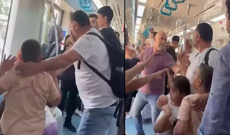 Maltepe'de Marmaray'da yer verme tartışması: Babayı darp eden şahıslar yakalandı