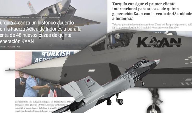 Milli muharip uçağı KAAN'ın Endonezya'ya satışına İspanya medyası geniş yer ayırdı