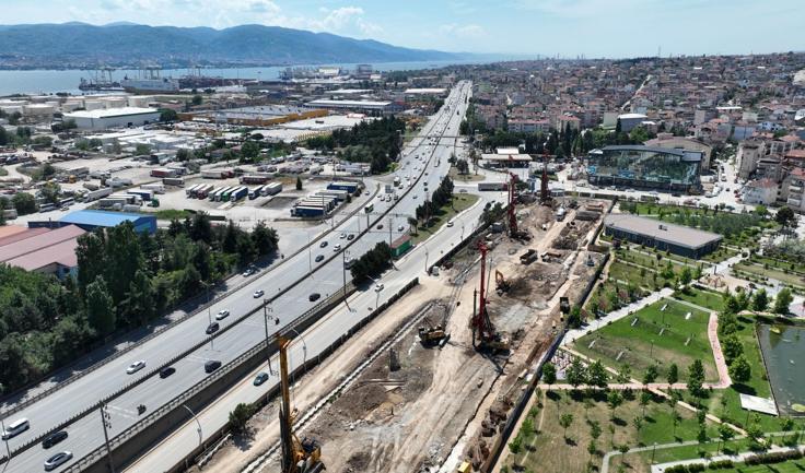 Kocaeli Körfezray metro projesi 5 istasyonda hızla ilerliyor!