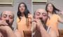 Erzin'de canlı yayında kızını oynatan baba gözaltına alındı