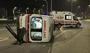 Karabük'te otomobil ile çarpışan ambulanstaki 3 sağlık çalışanı yaralandı