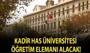 Kadir Has Üniversitesi Öğretim Elemanı alacak!