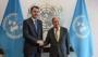 Bakan Kurum, Guterres ile bir araya geldi