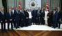 Külliye'de anlamlı kabul: Cumhurbaşkanı Erdoğan, şehit aileleriyle bir araya geldi