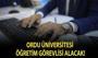 Ordu Üniversitesi Öğretim Görevlisi alacak!