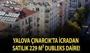Yalova Çınarcık'ta icradan satılık 229 m² dubleks daire!