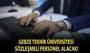 Gebze Teknik Üniversitesi sözleşmeli personel alacak!