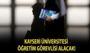 Kayseri Üniversitesi Öğretim Görevlisi alacak!