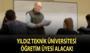 Yıldız Teknik Üniversitesi Öğretim üyesi alacak!