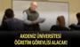 Akdeniz Üniversitesi Öğretim Görevlisi alacak!