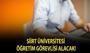 Siirt Üniversitesi Öğretim Görevlisi alacak!