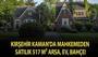 Kırşehir Kaman'da mahkemeden satılık 517 m² arsa, ev, bahçe!